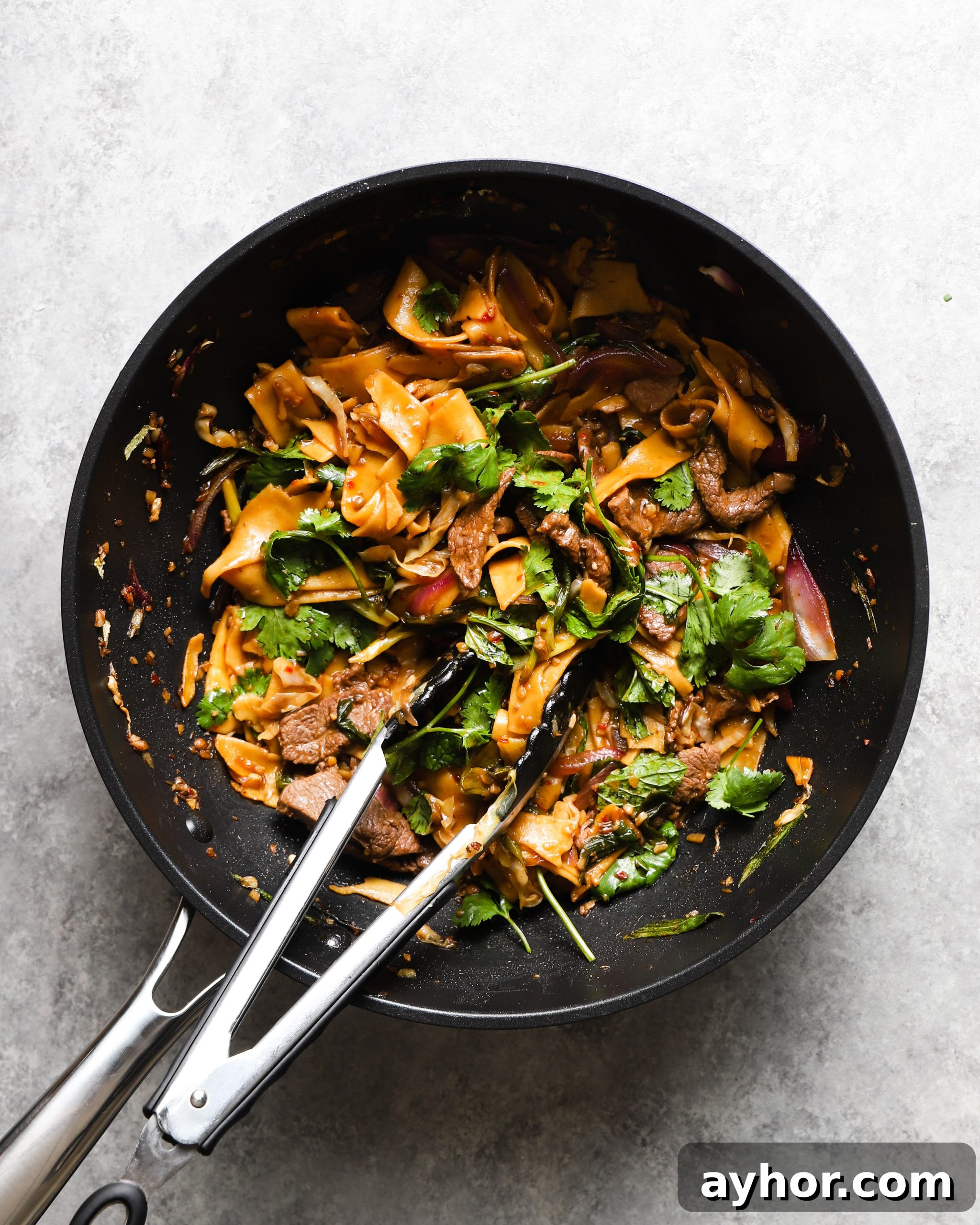 Spicy Sichuan Lamb Noodles with Chili Oil 4 Plate of Sichuan lamb noodles