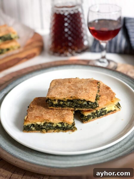 Crisp Spanakopita Made with Store Bought Phyllo 16 Spanakopita (Σπανακόπιτα)