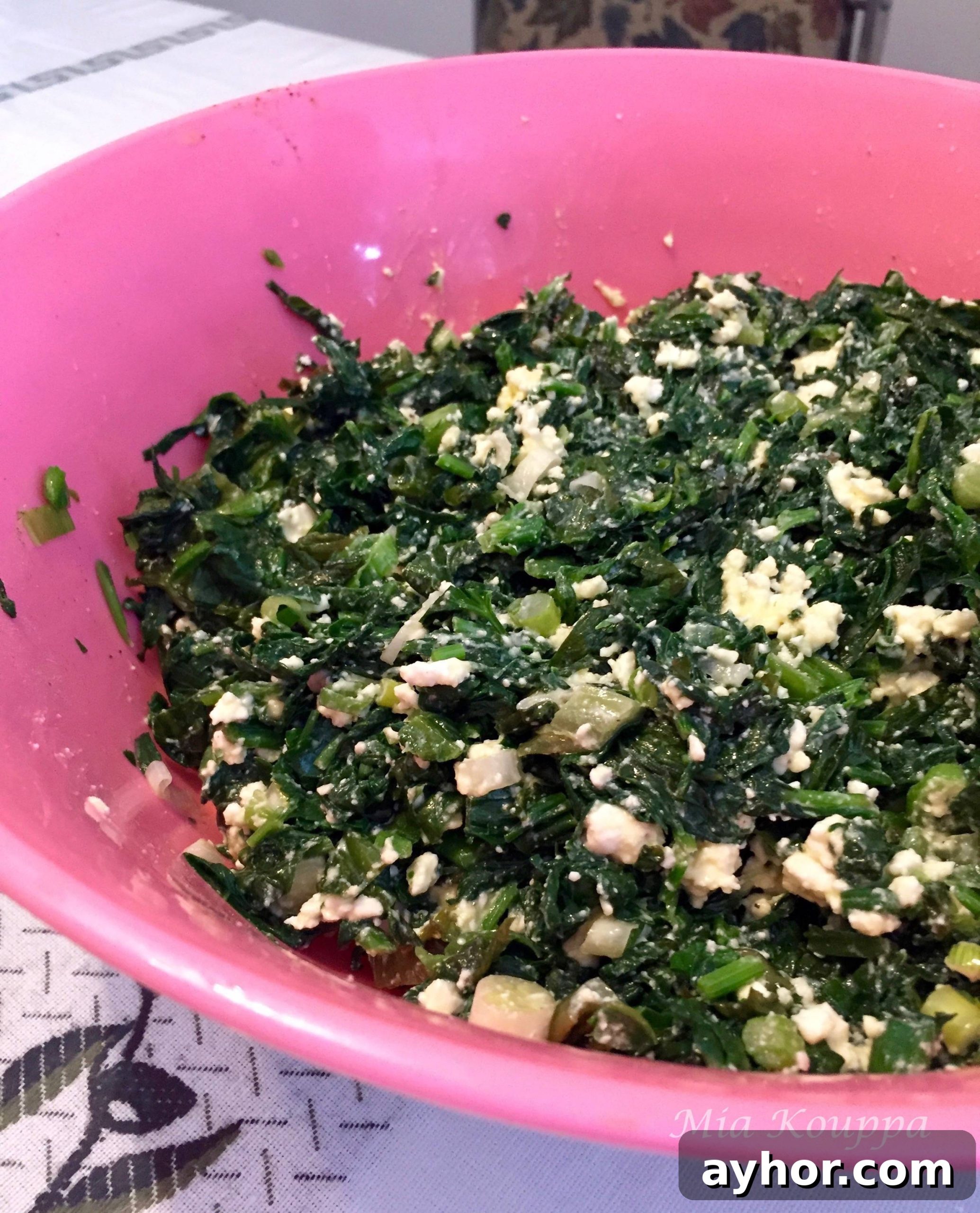 Crisp Spanakopita Made with Store Bought Phyllo 9 Spanakopita with store bought phyllo (Σπανακόπιτα με αγοραστό φύλλο)