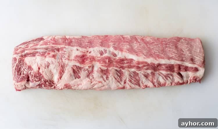 How to Smoke Baby Back Ribs That Turn Out Perfect 4 Raw ribs trimmed